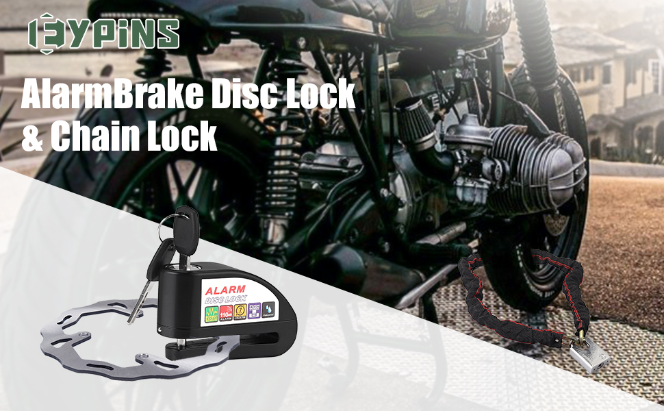 AlarmBrake Disc Lock&amp; Chain Lock