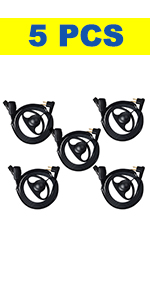 UAYESOK D Ring Earpiece (5 PCS)