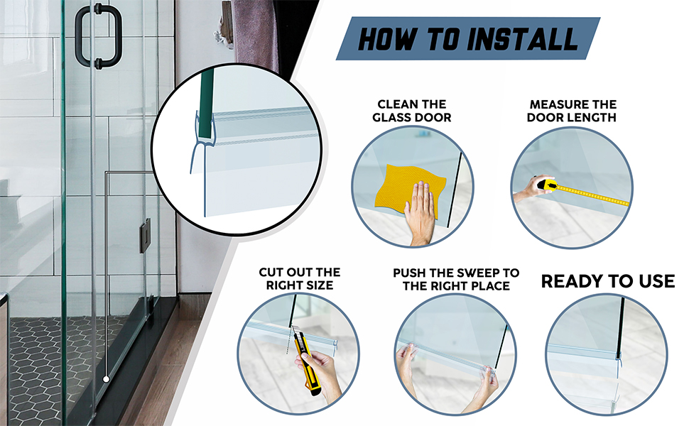 shower screen seal replacement, shower door seal strip, shower screen seal, shower seal strip