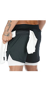 Men's 2 in 1 Shorts