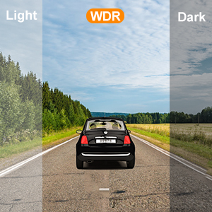 WDR dash cam