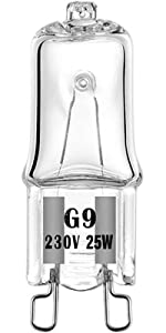 G9 Halogen Light Bulbs 25W