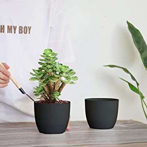 plastic plant pot