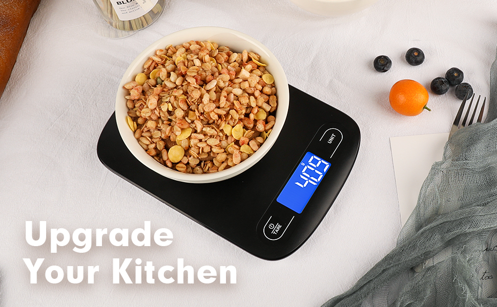 Kitchen scale digital electronic scales weight for food coffee meat cooking baking 1g in grams