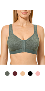 Front Closure Wireless Posture Bra