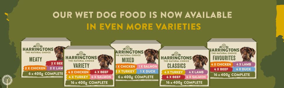 harringtons wet dog food multi packs