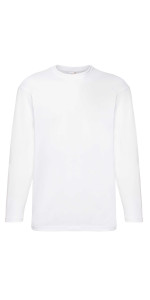 Fruit Of The Loom Men's Valueweight Long Sleeve Tee