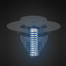 Wash basin bounce core, thickened silica gel gasket keeps the stability