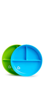 Munchkin Stay Put Divided Suction Plates