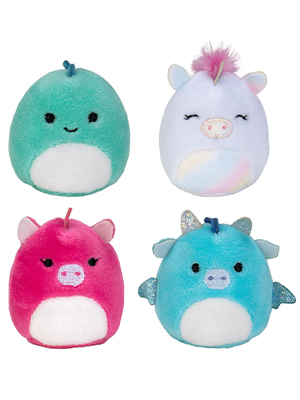 Squishville, Squishmallows, soft toys, plush, kellytoy, Jazwares