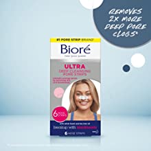 Biore, Pore Strips, Ultra Pore Strips, Blackhead Remover