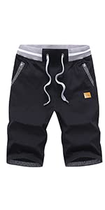 mens shorts black