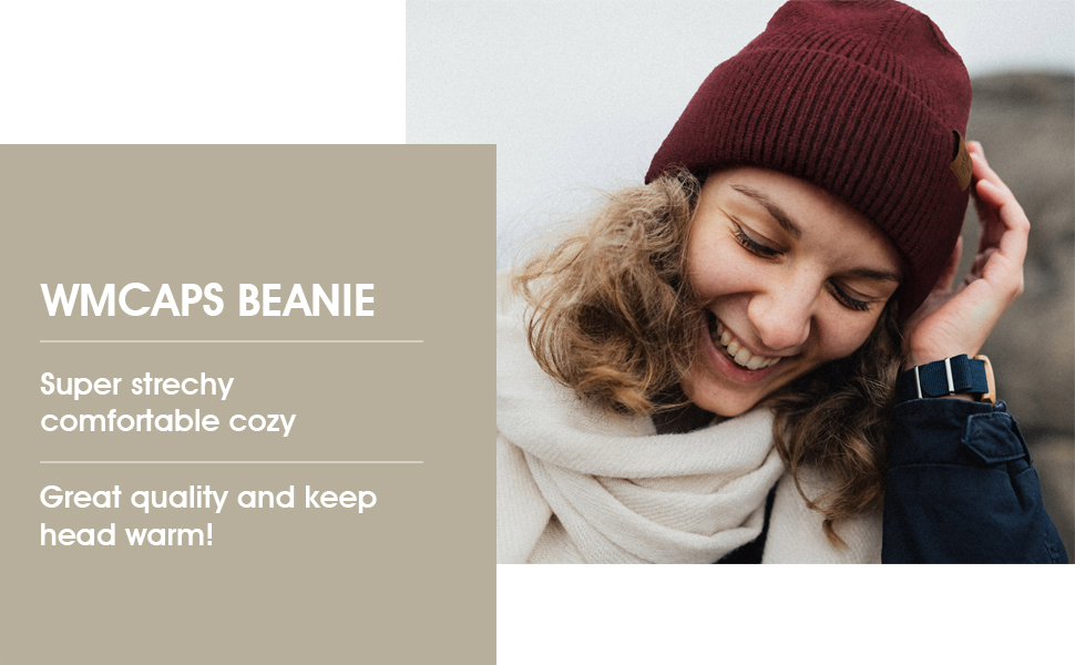 comfortable and cozy, soft texture beanie