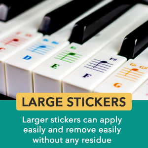 Larger Color stickers 