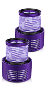 morpilot 2pcs Filter Replacements for Dyson V10, Vacuum Washable Filter