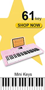 61 keys piano keyboard