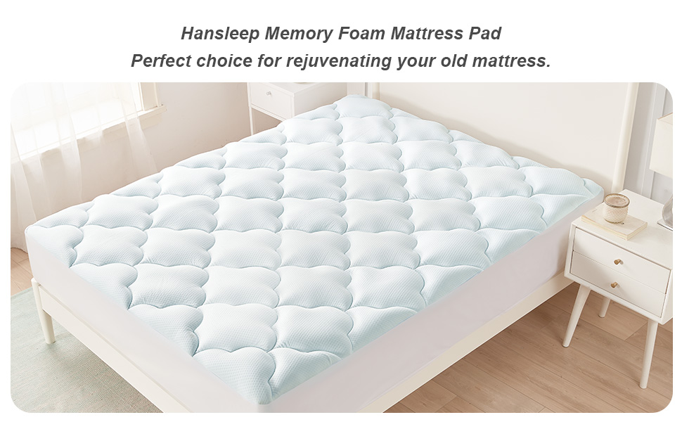 Hansleep memory foam mattress pad