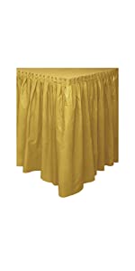 Solid Gold Tableskirt