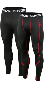 Men's 2 Pack Compression Pants