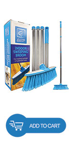 Long Handled Broom (Blue)